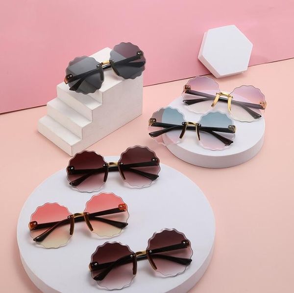 kids designer sunglasses retro color changing sun glasses fashion sunshade travel drive summer rimless party eyewear beach sunblock eyeglass, Blue
kids designer sunglasses retro color changing sun glasses fashion sunshade travel drive summer rimless party eyewear beach sunblock eyeglass, Blue
