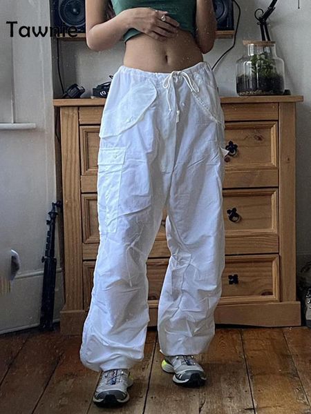 women's pants capris tawnie y2k streetwear baggy cargo pants women vintage drawstring low waist sweatpants casual loose wide leg trouse, Black;white
women's pants capris tawnie y2k streetwear baggy cargo pants women vintage drawstring low waist sweatpants casual loose wide leg trouse, Black;white