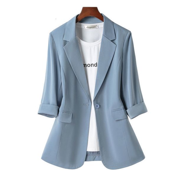 women's suits blazers plus size 6xl 7xl office business suit jacket female spring autumn slim 3/4 sleeve ladies outwear single button w, White;black
women's suits blazers plus size 6xl 7xl office business suit jacket female spring autumn slim 3/4 sleeve ladies outwear single button w, White;black