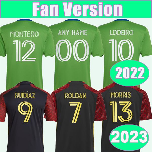 2022 23 seattle sounders fc mens soccer jerseys roldan ruidiaz lodeiro montero morris home green away football shirt short sleeve uniforms, Black;yellow
2022 23 seattle sounders fc mens soccer jerseys roldan ruidiaz lodeiro montero morris home green away football shirt short sleeve uniforms, Black;yellow