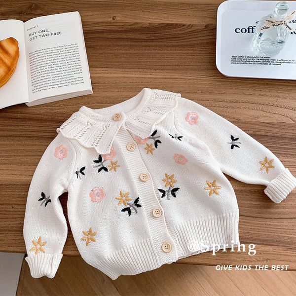 cardigan girl children knitting lotus leaf collar sweaters spring boy baby cotton embroidert flower infant casual jacekts 230310, Blue
cardigan girl children knitting lotus leaf collar sweaters spring boy baby cotton embroidert flower infant casual jacekts 230310, Blue