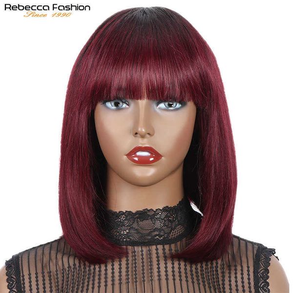 synthetic wigs rebecca fashion short bob human hair wigs for black women brazilian straight full mechanism made wig pre plucked remy 230227
synthetic wigs rebecca fashion short bob human hair wigs for black women brazilian straight full mechanism made wig pre plucked remy 230227