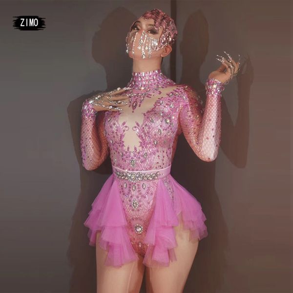 women s jumpsuits rompers fashion pink ruffles bodysuit womens big stretch nightclub prom bar concert outfits stage singer show dance leotar, Black;white
women s jumpsuits rompers fashion pink ruffles bodysuit womens big stretch nightclub prom bar concert outfits stage singer show dance leotar, Black;white