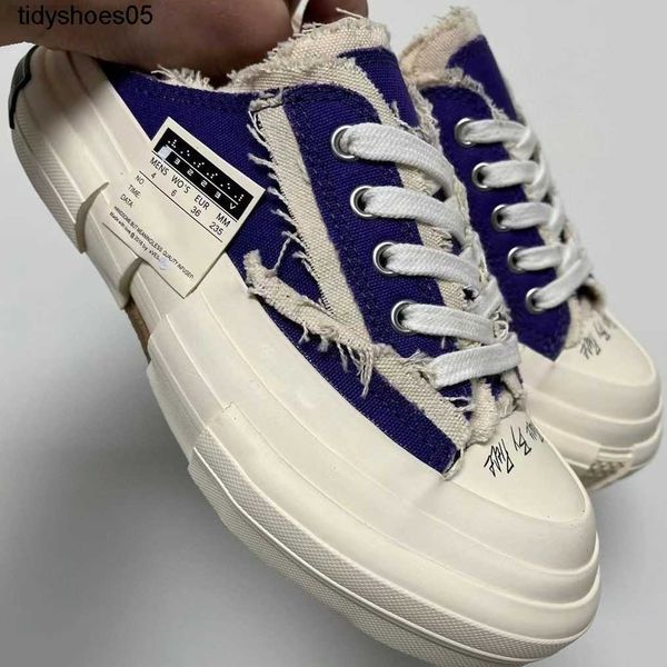 xvessel wu jianhao's canvas shoes of the same style blue half slippers beggar's slippers inner high vulcanized shoes women's, Black
xvessel wu jianhao's canvas shoes of the same style blue half slippers beggar's slippers inner high vulcanized shoes women's, Black