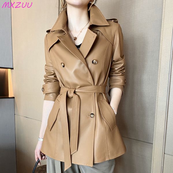 women's jackets sheepskin coat winter fashion lapel doublebreasted belt waist closing medium to long genuine leather jacket trench 2303, Black;brown
women's jackets sheepskin coat winter fashion lapel doublebreasted belt waist closing medium to long genuine leather jacket trench 2303, Black;brown