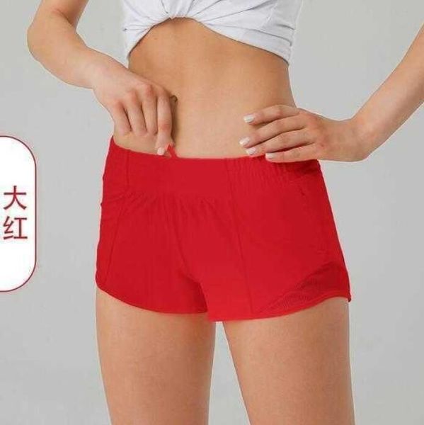 

Summer Yoga Hotty Hot Shorts Breathable Quick Drying Sports Underwear Womens Pocket Running Fitness Pants Princess Sportswear Gym Legging Lu, Yellow