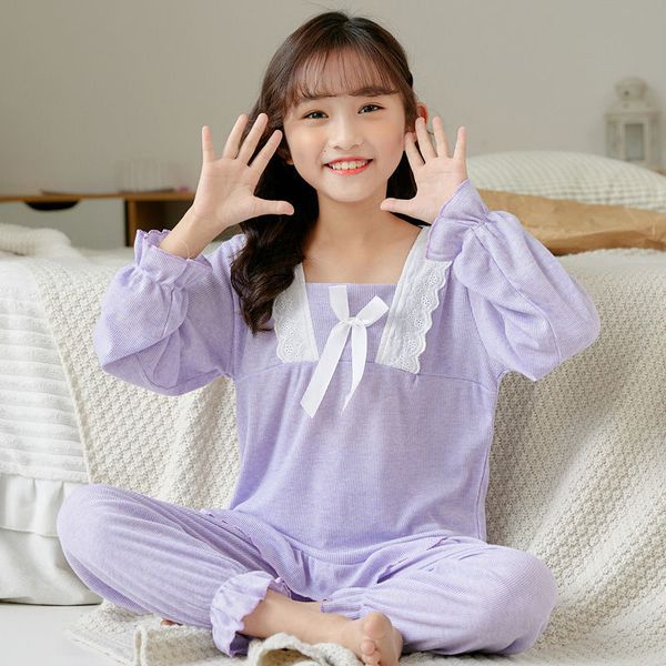 pajamas sweet style pure cotton children's doll collar pajamas baby cute home clothes set spring autumn long-sleeved girls' pajama, Blue;red
pajamas sweet style pure cotton children's doll collar pajamas baby cute home clothes set spring autumn long-sleeved girls' pajama, Blue;red