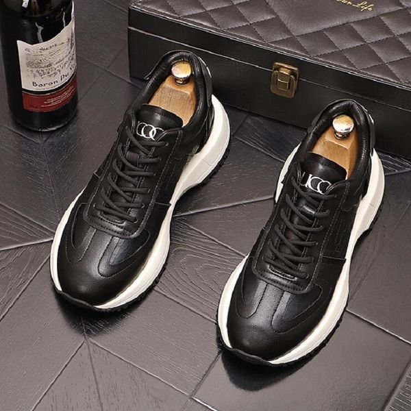 spring autumn designer men's sports shoes non-slip casual luxury male platform sneakers d2a40, Black
spring autumn designer men's sports shoes non-slip casual luxury male platform sneakers d2a40, Black
