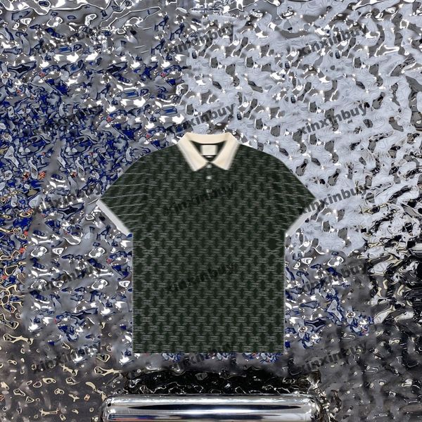 xinxinbuy men designer tee t shirt 23ss double letter collar jacquard short sleeve cotton women black white blue green xs-2xl, Black;brown
xinxinbuy men designer tee t shirt 23ss double letter collar jacquard short sleeve cotton women black white blue green xs-2xl, Black;brown