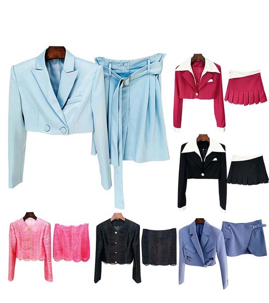 women two piece dress woman suit dress set crop with short skirt design multi colors design elegant styles miniskirt s-xl, White
women two piece dress woman suit dress set crop with short skirt design multi colors design elegant styles miniskirt s-xl, White