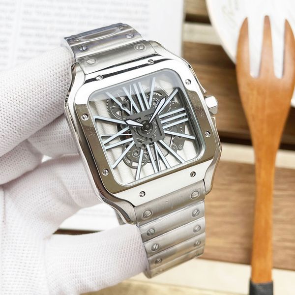 hollow mens watch quartz movement watches sapphire 39*47.5mm business wristwatches double folding clasp montre de luxe, Slivery;brown
hollow mens watch quartz movement watches sapphire 39*47.5mm business wristwatches double folding clasp montre de luxe, Slivery;brown