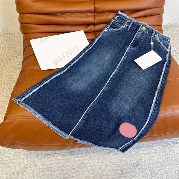brand denim skirt colorful logo embroidery raw edge decoration high waist skirt custom button back slit design slim skirts 2 colors clothing, Black
brand denim skirt colorful logo embroidery raw edge decoration high waist skirt custom button back slit design slim skirts 2 colors clothing, Black