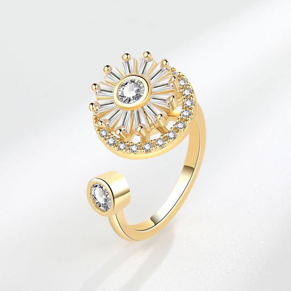 wholesale fidgets spinner rings adjustable anti anxiety rotating finger rings jewelry make life easier, Silver
wholesale fidgets spinner rings adjustable anti anxiety rotating finger rings jewelry make life easier, Silver