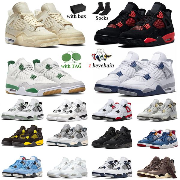 with box 4 4s basketball shoes jump jumpman mens trainers pine green sail military black cat midnight navy university blue infrared seafoam, White;red
with box 4 4s basketball shoes jump jumpman mens trainers pine green sail military black cat midnight navy university blue infrared seafoam, White;red