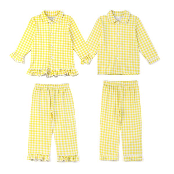 pajamas easter summer lemon gingham pyjamas kids knit cotton sleepwear set girls long sleeve pajamas 230310, Blue;red
pajamas easter summer lemon gingham pyjamas kids knit cotton sleepwear set girls long sleeve pajamas 230310, Blue;red