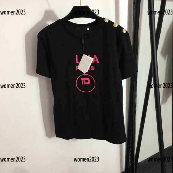 woman t-shirt lady short sleeve girl size s-l letter printing side shoulder button decoration summer new arrivals mar04, White
woman t-shirt lady short sleeve girl size s-l letter printing side shoulder button decoration summer new arrivals mar04, White