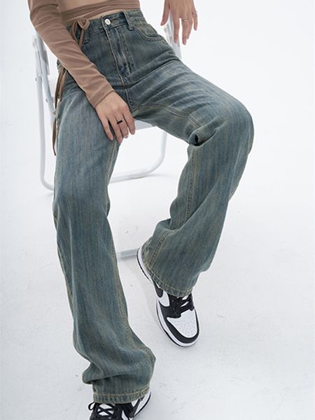 women's jeans plus size womens jeans high waist straight baggy fashion pants summer streetwear vintage loose casual mom wide leg denim, Blue
women's jeans plus size womens jeans high waist straight baggy fashion pants summer streetwear vintage loose casual mom wide leg denim, Blue