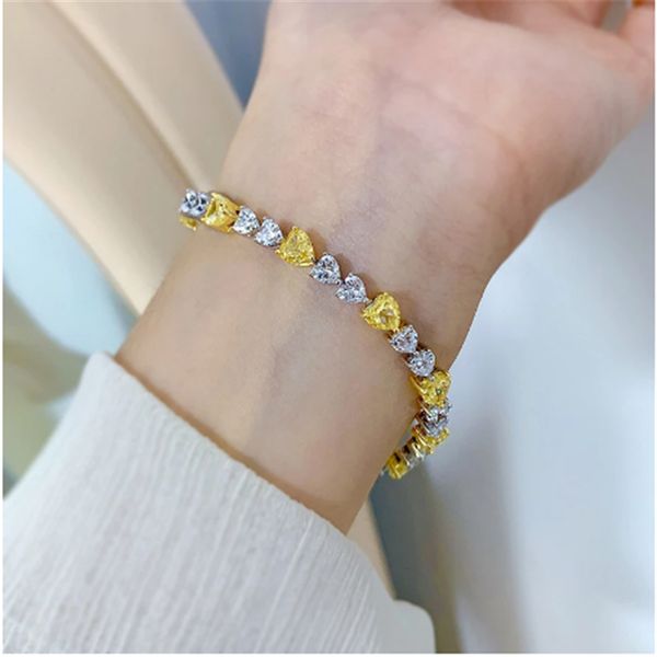 queen heart z moissanite bangle bracelet 100% real 925 sterling silver wedding bracelets for women men promise party jewelry, Golden;silver
queen heart z moissanite bangle bracelet 100% real 925 sterling silver wedding bracelets for women men promise party jewelry, Golden;silver