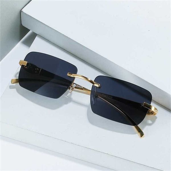 sunglasses new sunglasses new card leopard head metal square frameless and women's sunglasses tidal optical glasseskajia 2023, White;black
sunglasses new sunglasses new card leopard head metal square frameless and women's sunglasses tidal optical glasseskajia 2023, White;black