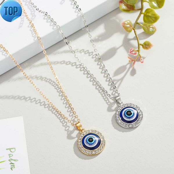 colorful turkish crystal evil blue eyes pendant necklace gold silver color 14mm geometric circular coin clavicle necklaces lucky protection
colorful turkish crystal evil blue eyes pendant necklace gold silver color 14mm geometric circular coin clavicle necklaces lucky protection
