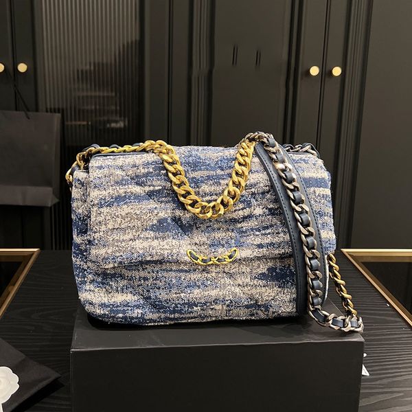 italy womens designer 19 series denim quilted bags sky blue cloud tweed purse handle totes handbags gold metal hardware turn lock outdoor cl
italy womens designer 19 series denim quilted bags sky blue cloud tweed purse handle totes handbags gold metal hardware turn lock outdoor cl