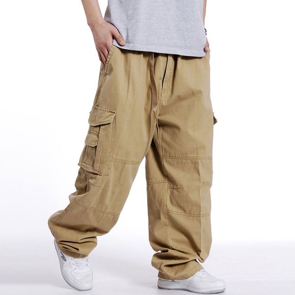 men plus size cargo pants outdoor trousers dance pants casual loose baggy hip hop pocket, Black
men plus size cargo pants outdoor trousers dance pants casual loose baggy hip hop pocket, Black