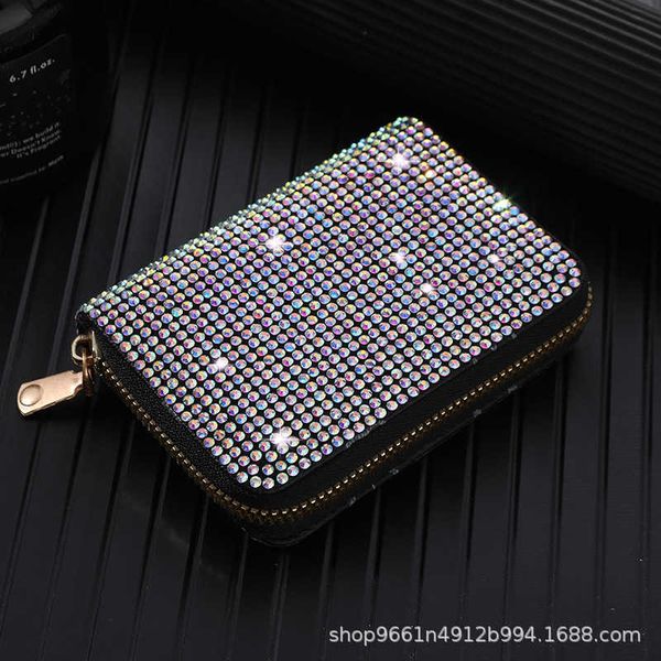 diamond zippered wallet small ins women's short card bag luxurious large capacity multiple card slots 230310, Red;black
diamond zippered wallet small ins women's short card bag luxurious large capacity multiple card slots 230310, Red;black