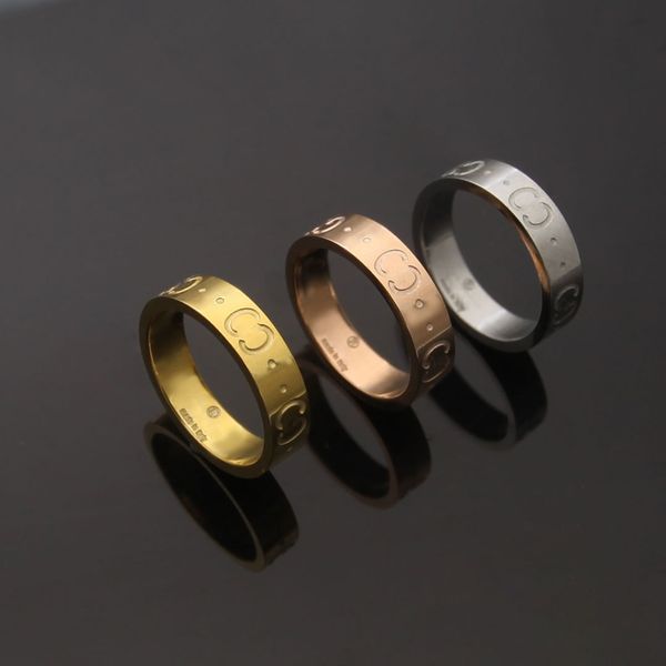 high-end quality band luxurys letter gu rose gold 18k gold 925silver rings designers for mens fashion women's jewelry love couple ring, Silver
high-end quality band luxurys letter gu rose gold 18k gold 925silver rings designers for mens fashion women's jewelry love couple ring, Silver