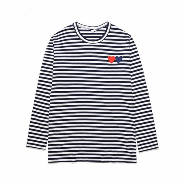 men's t-shirts peach heart long-sleeved round collar t-shirt cotton men's double red stripe mood couple tee designer t shirts, White;black
men's t-shirts peach heart long-sleeved round collar t-shirt cotton men's double red stripe mood couple tee designer t shirts, White;black