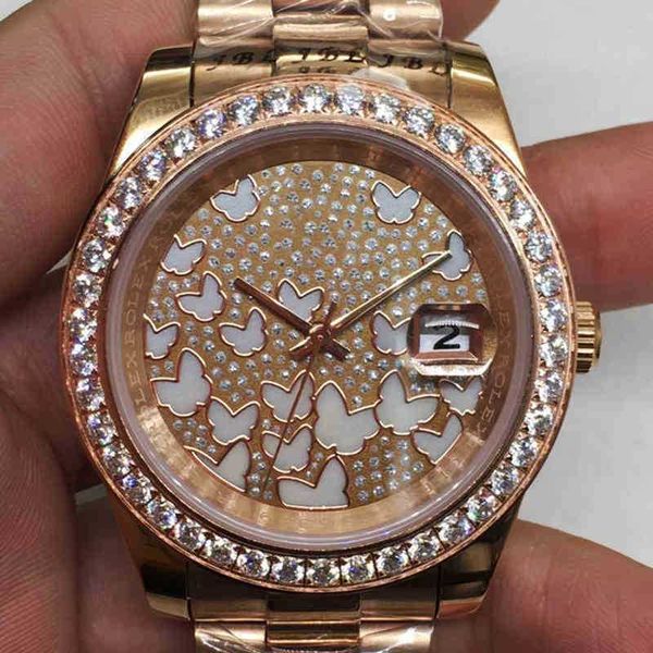 luxury mens mechanical watch automatic log butterfly gold geneva for men wristwatches, Slivery;golden
luxury mens mechanical watch automatic log butterfly gold geneva for men wristwatches, Slivery;golden