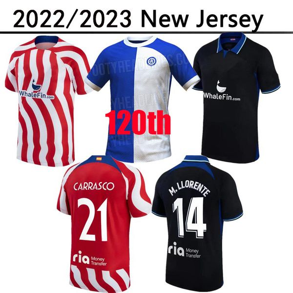 22 23 24 soccer jerseys 120th joao felix atletico griezmann madrid 2022 2023 2024 m. llorente koke correa carrasco r. de paul camiseta footb, Black;yellow
22 23 24 soccer jerseys 120th joao felix atletico griezmann madrid 2022 2023 2024 m. llorente koke correa carrasco r. de paul camiseta footb, Black;yellow