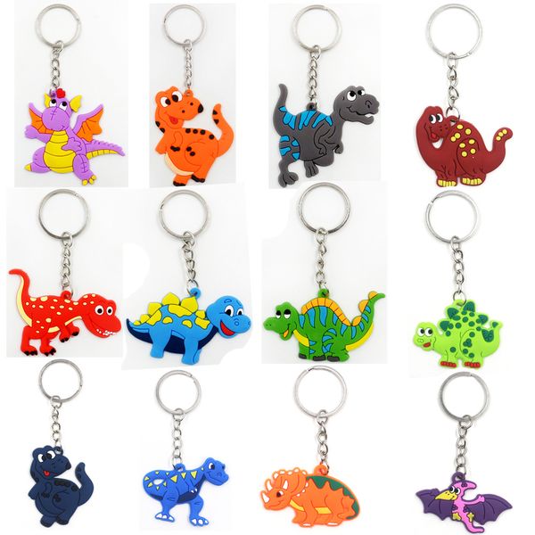 creative mini 12 dinosaur pvc rubber keychain pendant cute animal cartoon bag car keychains jewelry accessories gift, Silver
creative mini 12 dinosaur pvc rubber keychain pendant cute animal cartoon bag car keychains jewelry accessories gift, Silver
