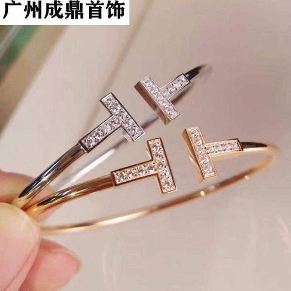 99x7 original editiont home double bracelet 925 sterling silver plated 18k gold inlaid diamond narrow version half 1 series, Black
99x7 original editiont home double bracelet 925 sterling silver plated 18k gold inlaid diamond narrow version half 1 series, Black