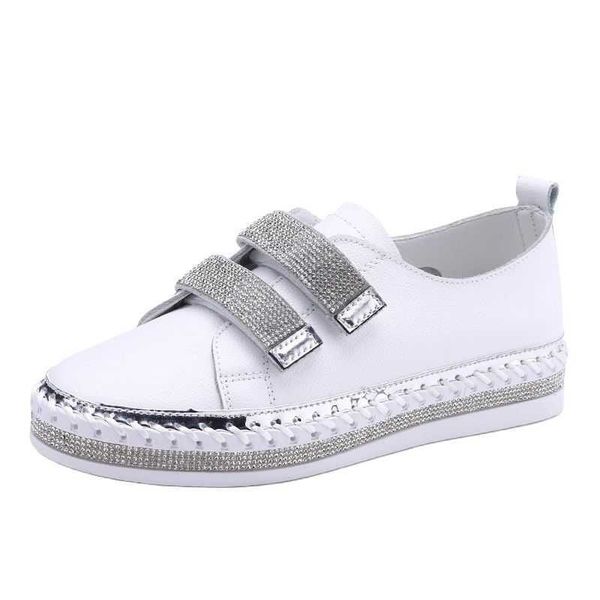 dress shoes tuolu new crystal genuine leather sneakers loafers shoes hookloop woman platform flats ladies white walking shoes j230309, Black
dress shoes tuolu new crystal genuine leather sneakers loafers shoes hookloop woman platform flats ladies white walking shoes j230309, Black