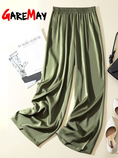 women's pants capris summer women's pants silk satin loose casual solid color trousers high waist elegant wide leg pants for women, Black;white
women's pants capris summer women's pants silk satin loose casual solid color trousers high waist elegant wide leg pants for women, Black;white