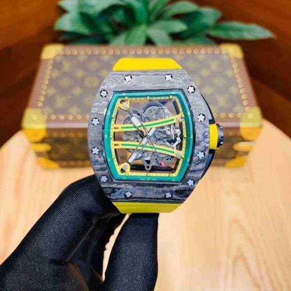 mens mechanics watches richa wristwatch rm61-01 yallow luxury carbon fiber case visible movement imported mechanical sport watch high qualit, Slivery;black
mens mechanics watches richa wristwatch rm61-01 yallow luxury carbon fiber case visible movement imported mechanical sport watch high qualit, Slivery;black