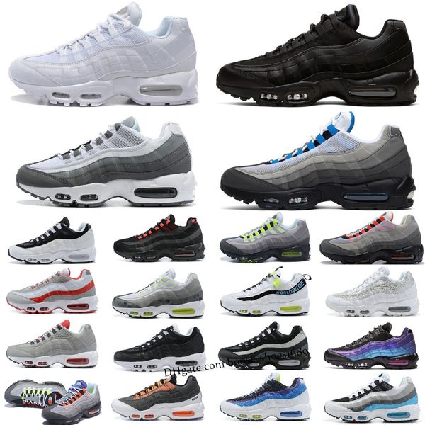 95s men cushions running shoes 95 iron grey champagne triple white black neon women dark army pure platinum rise unity sports sneakers train
95s men cushions running shoes 95 iron grey champagne triple white black neon women dark army pure platinum rise unity sports sneakers train