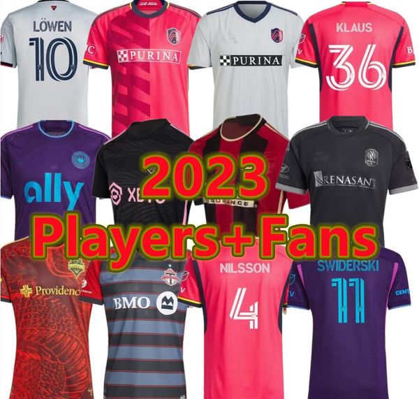 23/24 soccer jerseys charlotte st. ouis city fc nashville toronto home away klauss blom lowen parker 26st louis''red' sc we, Black;yellow
23/24 soccer jerseys charlotte st. ouis city fc nashville toronto home away klauss blom lowen parker 26st louis''red' sc we, Black;yellow