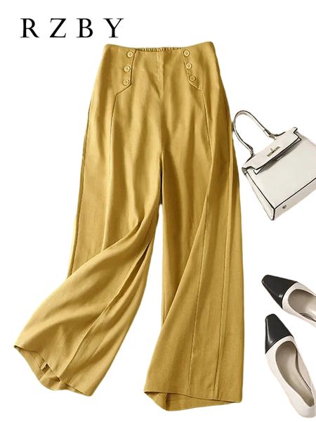 women's pants capris sping women aesthetic style elastic waist solid pants all-matched casual wide leg cotton linen loose pantalon rzby, Black;white
women's pants capris sping women aesthetic style elastic waist solid pants all-matched casual wide leg cotton linen loose pantalon rzby, Black;white