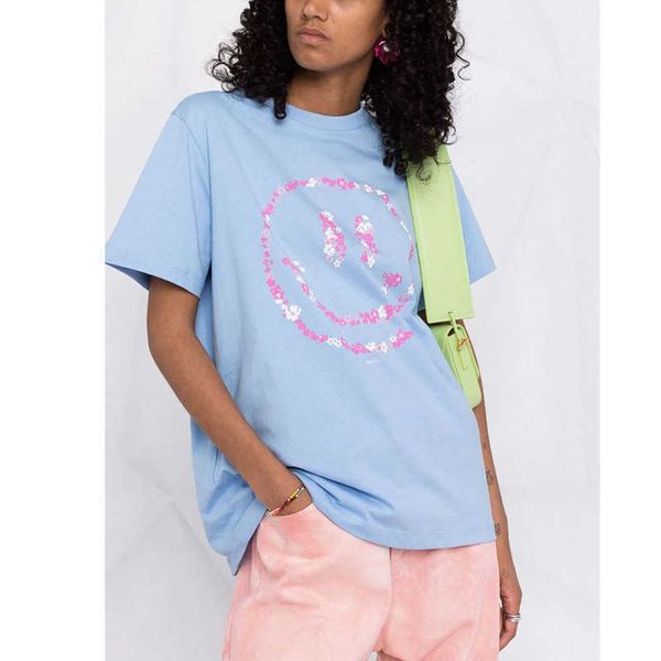 ganni fashion women classic flower smiling embossed loose cotton round neck womenshort sleeve designer tide t-shirt apparel fashion brand, White
ganni fashion women classic flower smiling embossed loose cotton round neck womenshort sleeve designer tide t-shirt apparel fashion brand, White