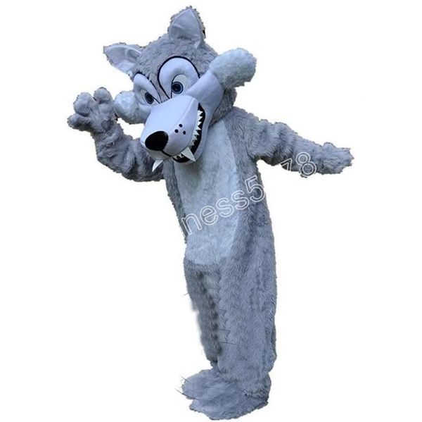 long plush grey wolf mascot costumes cartoon elk character dress suits carnival adults size christmas birthday party halloween outdoor outf, Red;yellow
long plush grey wolf mascot costumes cartoon elk character dress suits carnival adults size christmas birthday party halloween outdoor outf, Red;yellow