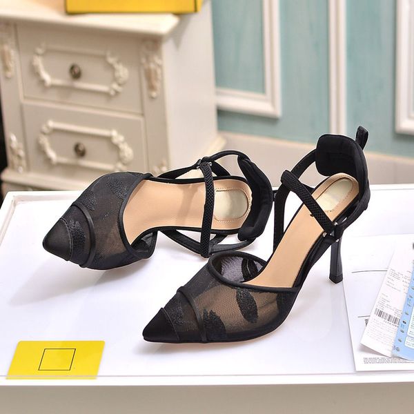summer brown gladiator sandals comfortable fashion pointed high heels large temperament lace angel shoes, Black
summer brown gladiator sandals comfortable fashion pointed high heels large temperament lace angel shoes, Black