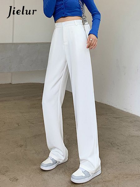 women's pants capris jielur white wide leg pants for women high waist pockets pants loose workwear office lady female black trousers s-, Black;white
women's pants capris jielur white wide leg pants for women high waist pockets pants loose workwear office lady female black trousers s-, Black;white