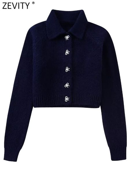 women's knits tees zevity women sweet diamond bow button solid short knitting sweater female chic turn down collar casual cardigan coat, White
women's knits tees zevity women sweet diamond bow button solid short knitting sweater female chic turn down collar casual cardigan coat, White