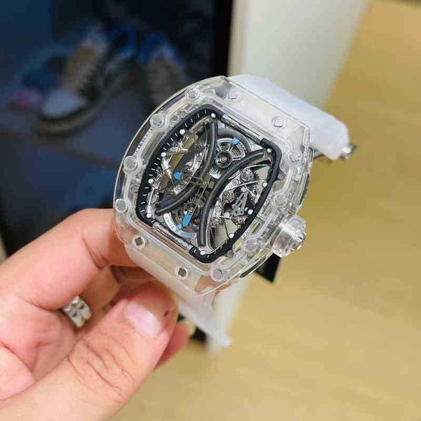 transparent snow fashion richa men's automatic mechanical watch glass hollowed out personalized tape sports waterproof high quality, Slivery;black
transparent snow fashion richa men's automatic mechanical watch glass hollowed out personalized tape sports waterproof high quality, Slivery;black