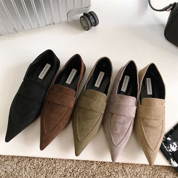 dress shoes 2023 spring new women green pointed toe flat heel loafers shoes soft suede ladies ballerina outdoor casual ballet moccasins j230, Black
dress shoes 2023 spring new women green pointed toe flat heel loafers shoes soft suede ladies ballerina outdoor casual ballet moccasins j230, Black