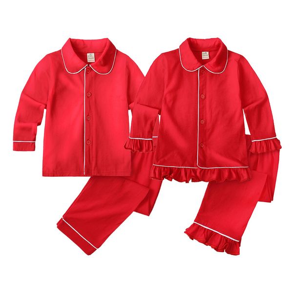 pajamas winter christmas red cotton pajamas children's clothing 2 pcs sets sleepwear for baby girls boys pjs long sleevepants kids suit, Blue;red
pajamas winter christmas red cotton pajamas children's clothing 2 pcs sets sleepwear for baby girls boys pjs long sleevepants kids suit, Blue;red