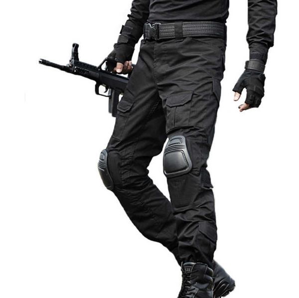 tactical pants cargo pants men camouflage pantalon frog knee pads work trousers army swat combat trousers, Black
tactical pants cargo pants men camouflage pantalon frog knee pads work trousers army swat combat trousers, Black