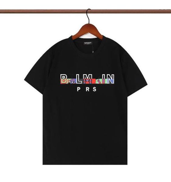 mens designers t shirt man womens tshirt with letters balmains print short sleeves summer shirts men loose tees asian large size, White;black
mens designers t shirt man womens tshirt with letters balmains print short sleeves summer shirts men loose tees asian large size, White;black