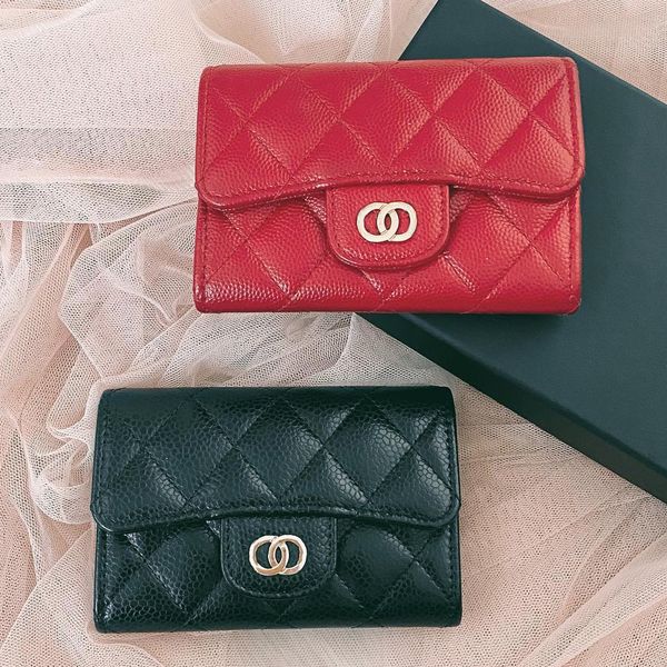 lambskin fashion caviar channel wallet 2022 bag luxury women's men genuine leather purse designers mens wallets passport holders card c, Red;black
lambskin fashion caviar channel wallet 2022 bag luxury women's men genuine leather purse designers mens wallets passport holders card c, Red;black